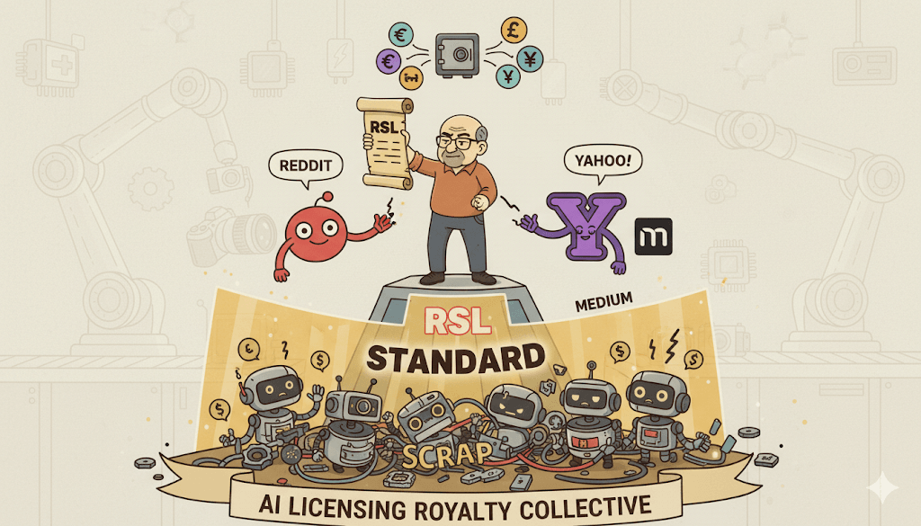Reddit, Yahoo, Medium จับมือดันมาตรฐาน RSL ตั้งกติกาเก็บค่าลิขสิทธิ์จาก AI ที่สแครปเว็บ