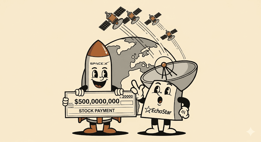 SpaceX ทุ่ม $17 billion ซื้อคลื่น EchoStar เสริม Starlink โทรเข้ามือถือ ปิดจุดอับสัญญาณ