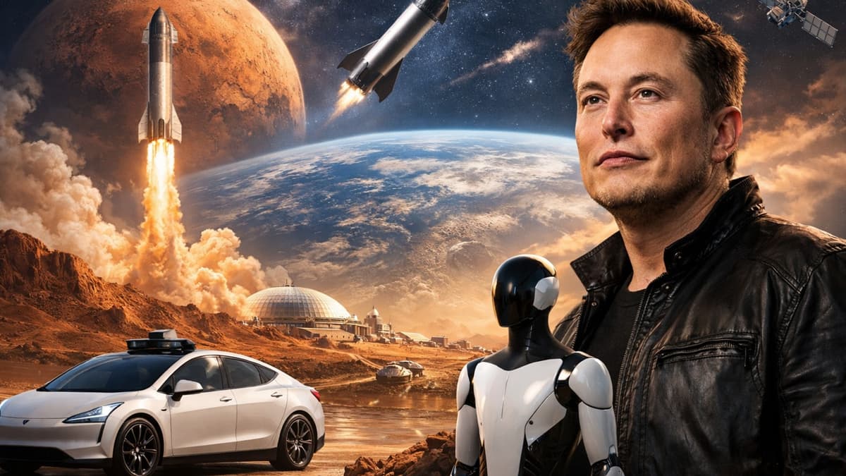 สรุปคำสัญญา Elon Musk ปี 2025 ที่ 'ทำไม่ได้จริง' ตั้งแต่ดาวอังคารยัน Robotaxi