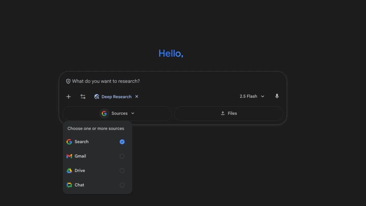 Gemini ขออ่านอีเมล-ไฟล์งาน! ฟีเจอร์ Deep Research ใหม่ ล้วงข้อมูลทำรายงานได้
