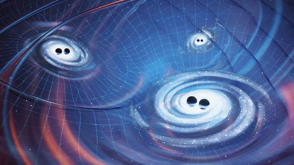 นักวิทย์เสนอโมเดลใหม่ ใช้คลื่นความโน้มถ่วงแกะรอย 'สสารมืด' รอบหลุมดำ