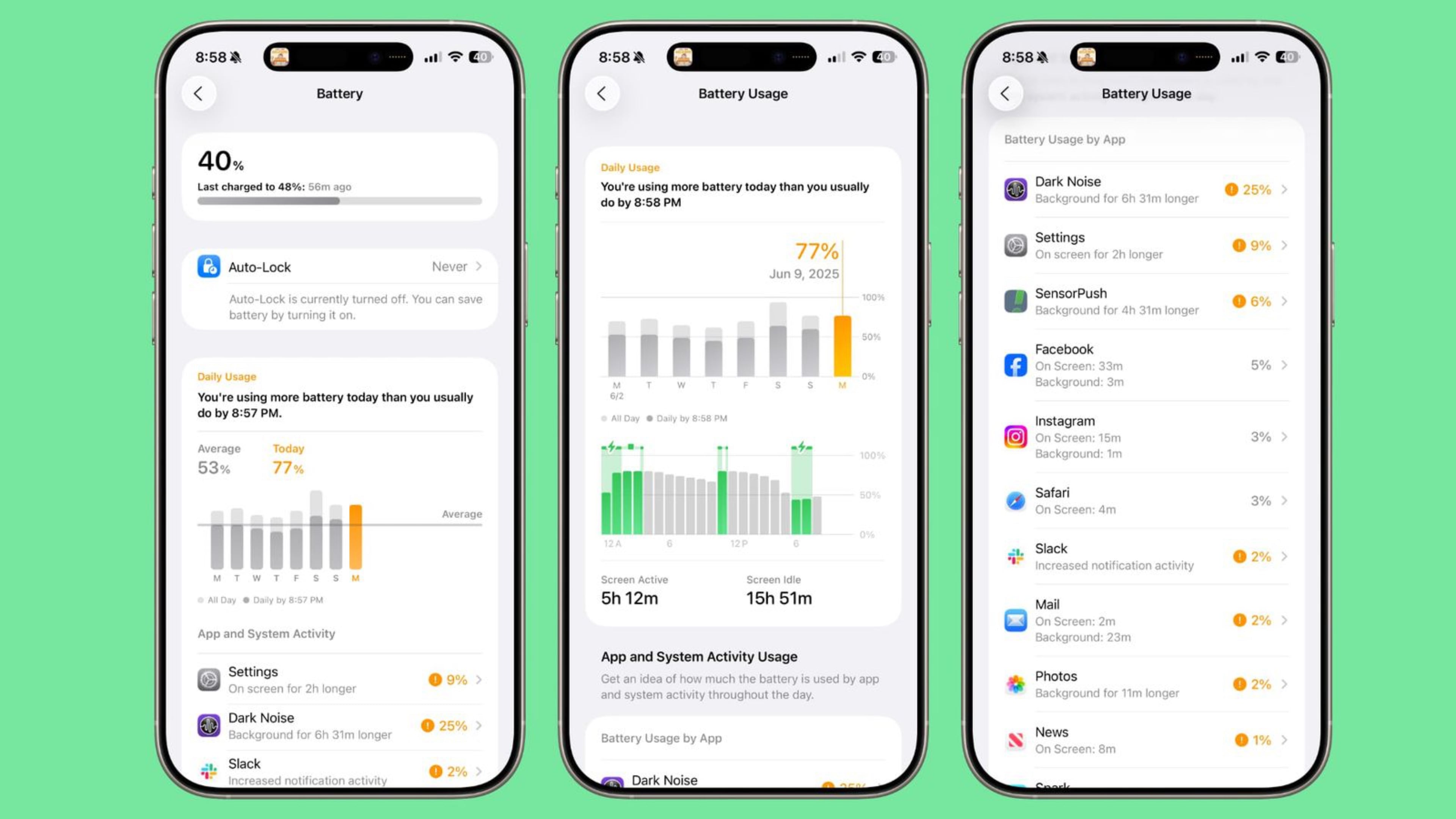 iOS 26 เพิ่มเมนู Battery ใหม่ ชี้ตัวกินไฟผิดปกติแบบเห็นชัด
