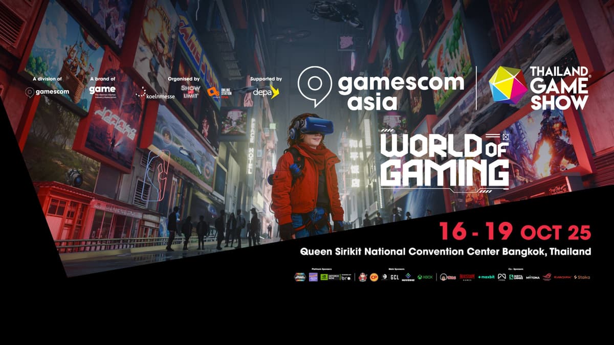 Gamescom Asia x TGS 2025 ทุบสถิติ! ยอดคนทะลุ 2 แสน ตอกย้ำความแรงเกมไทย