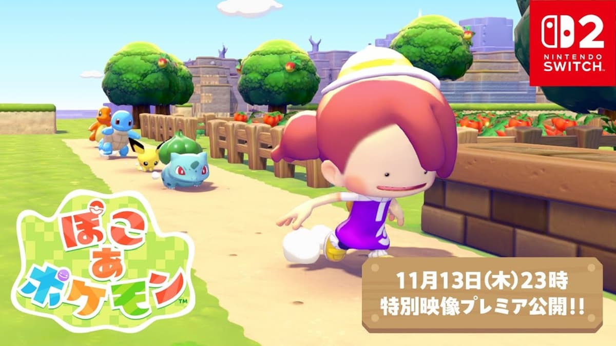 Pokémon Pokopia เกมแนว Life Sim สไตล์ Animal Crossing เคาะวันลง Switch 2
