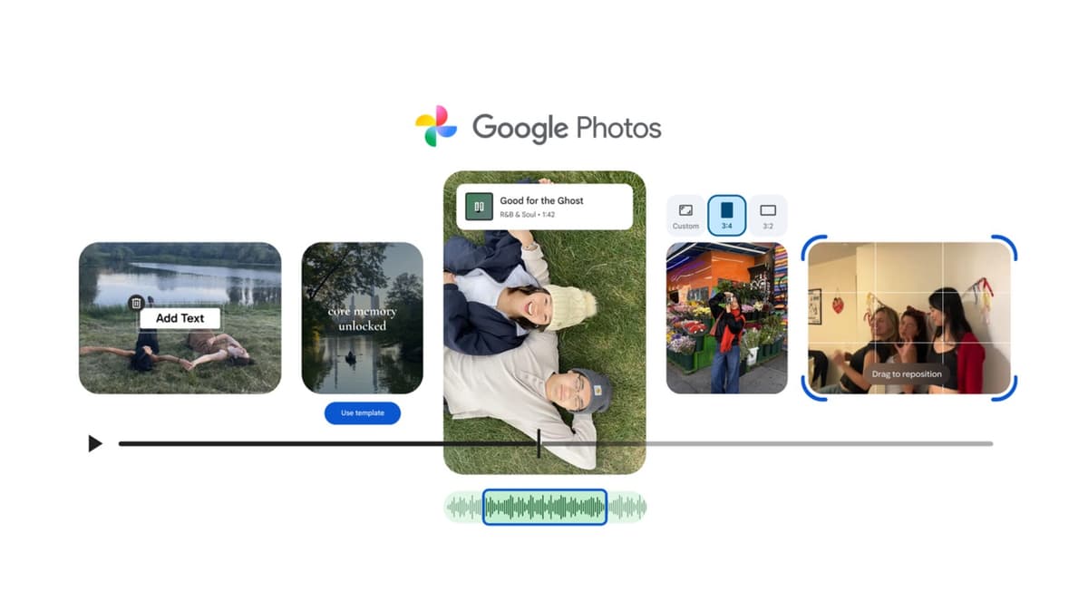 Google Photos ปรับโฉม Video Editor ใหม่ ใส่เพลง-ข้อความได้ ท้าชน CapCut