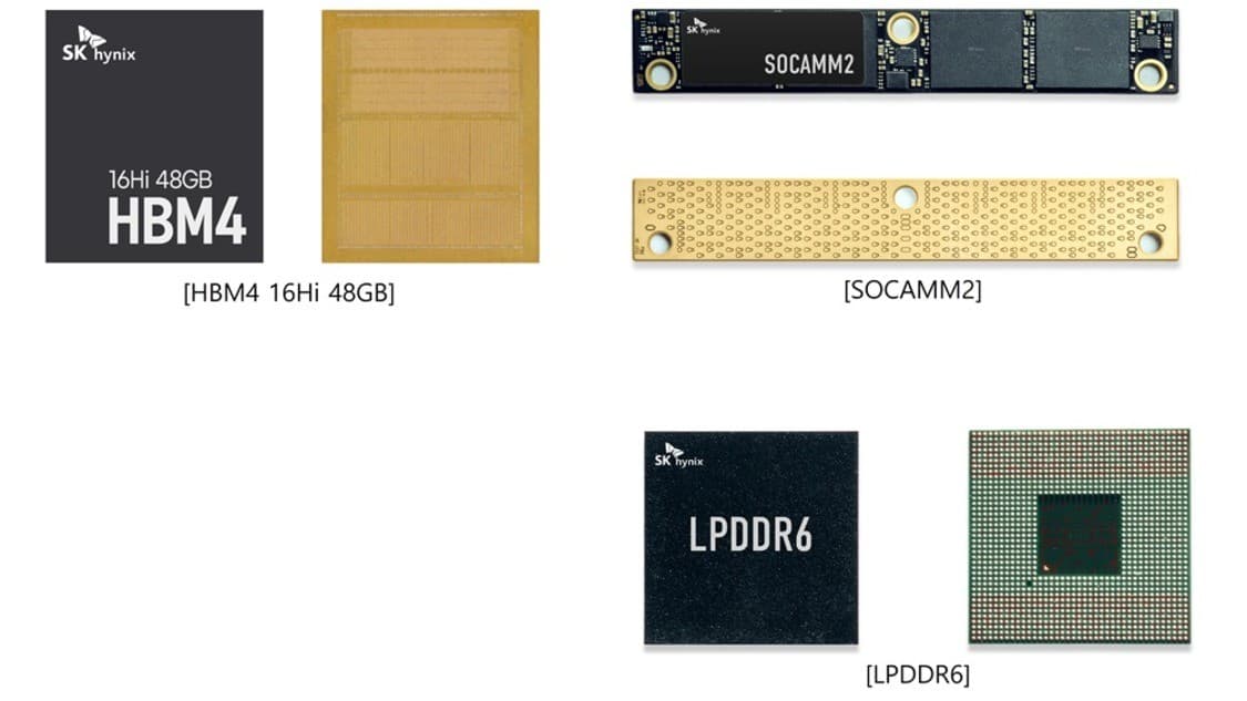 SK hynix เตรียมโชว์ HBM4 48GB และ LPDDR6 รับยุค AI ที่งาน CES 2026