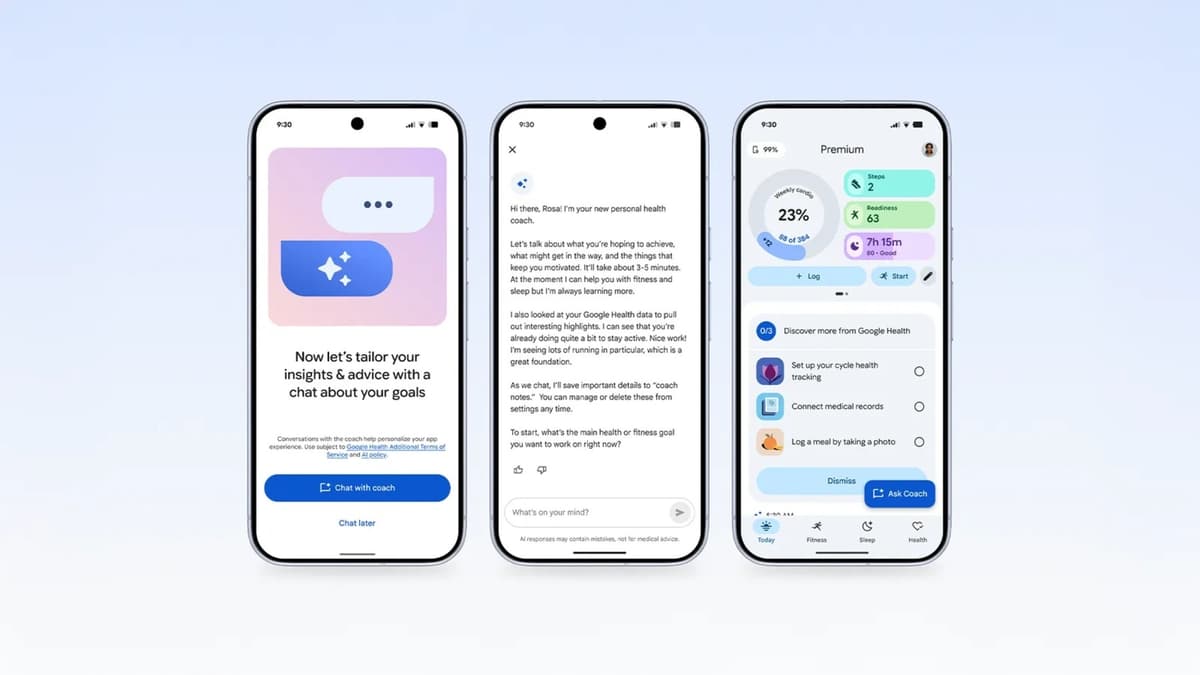 Google ส่ง Health Coach โค้ช AI ส่วนตัว จัดเต็มทุกมิติสุขภาพ
