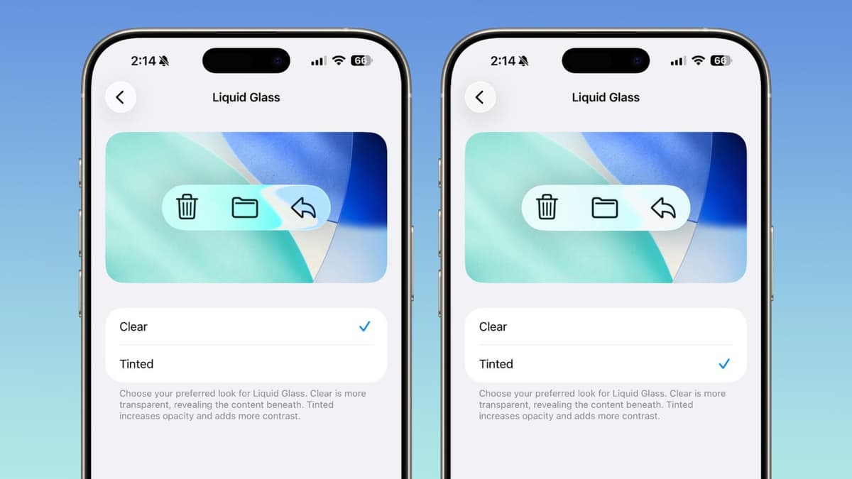 Apple ยอมถอย? ให้ผู้ใช้ปรับดีไซน์ Liquid Glass ได้แล้ว หลังเสียงบ่นหนาหู