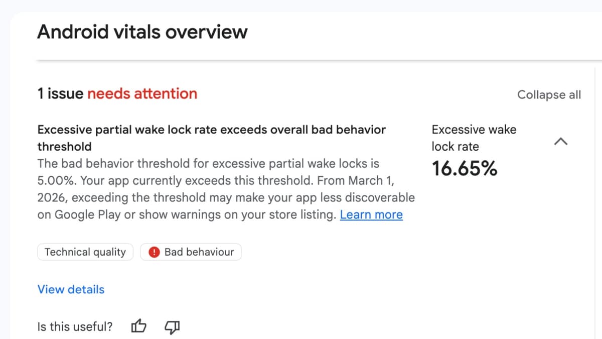 แอปไหนสูบแบตฯ เตรียมตัว! Google จ่อขึ้นป้ายเตือนบน Play Store มี.ค. 2026