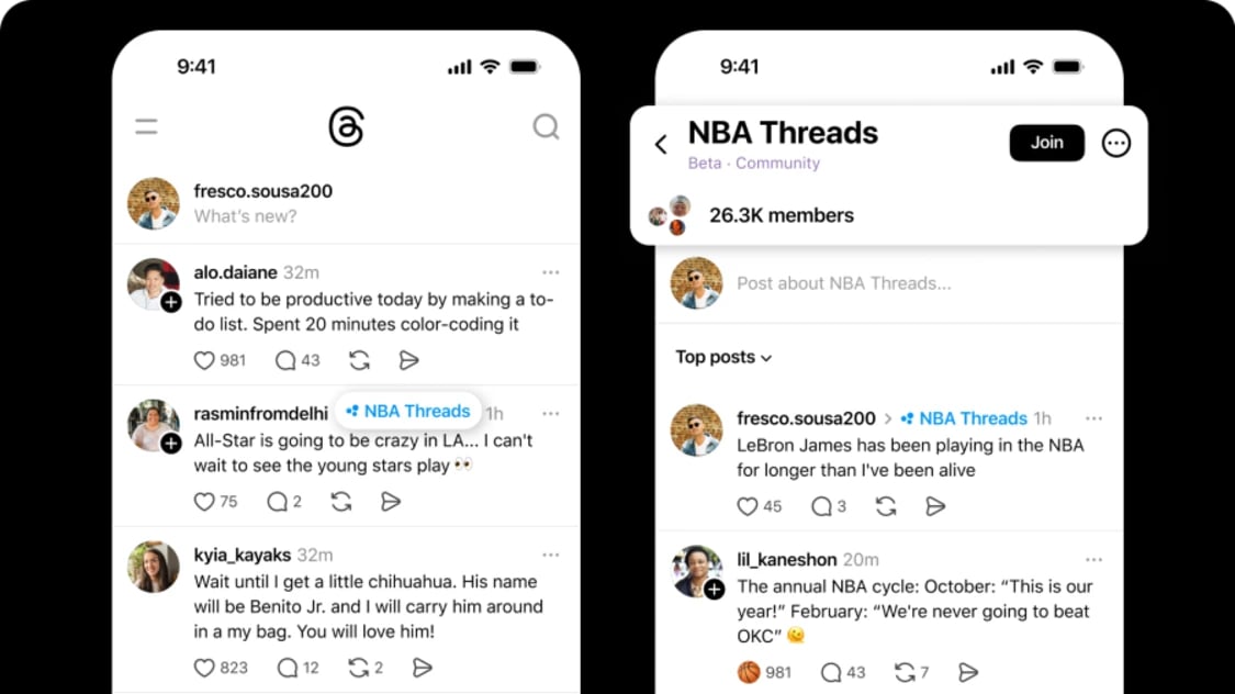 Threads เปิดตัวฟีเจอร์ "Communities" ท้าชน X