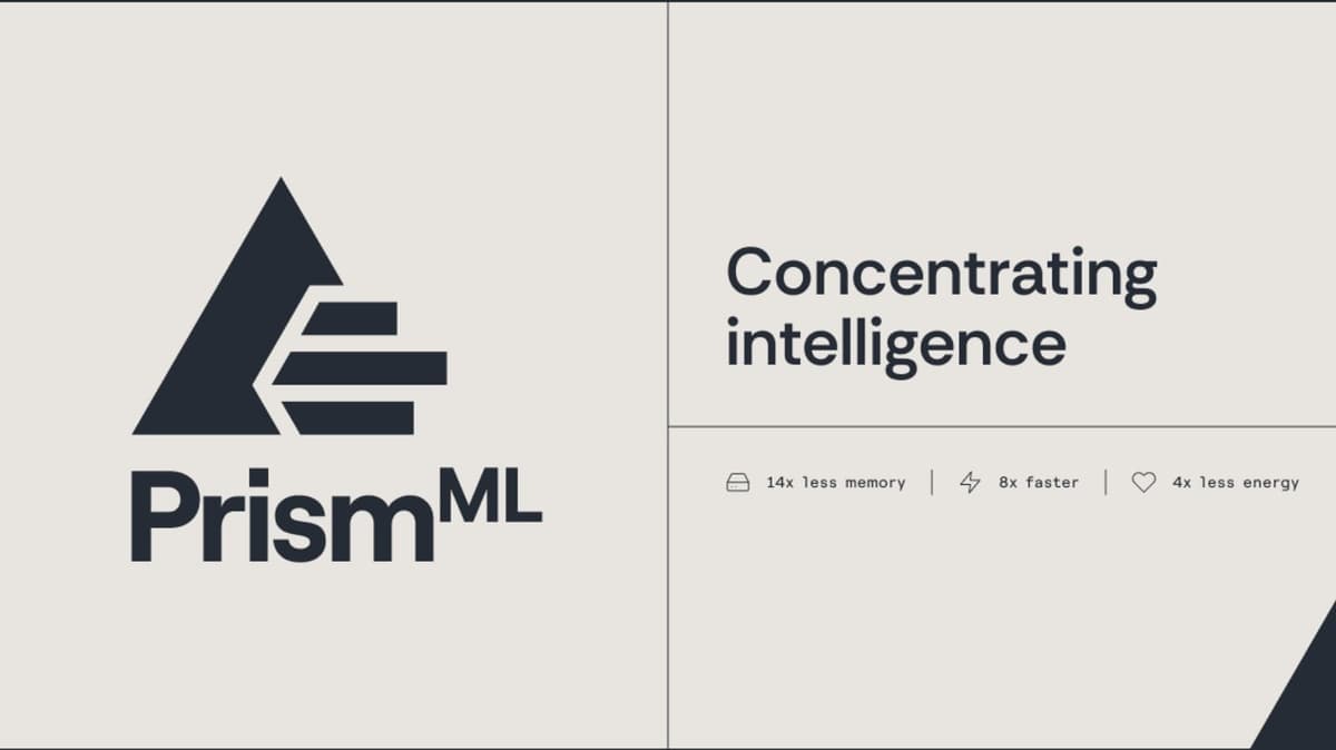 ลาก่อนคลาวด์! PrismML เปิดตัว AI 1-bit 'Bonsai 8B' เล็กกว่า 14 เท่า