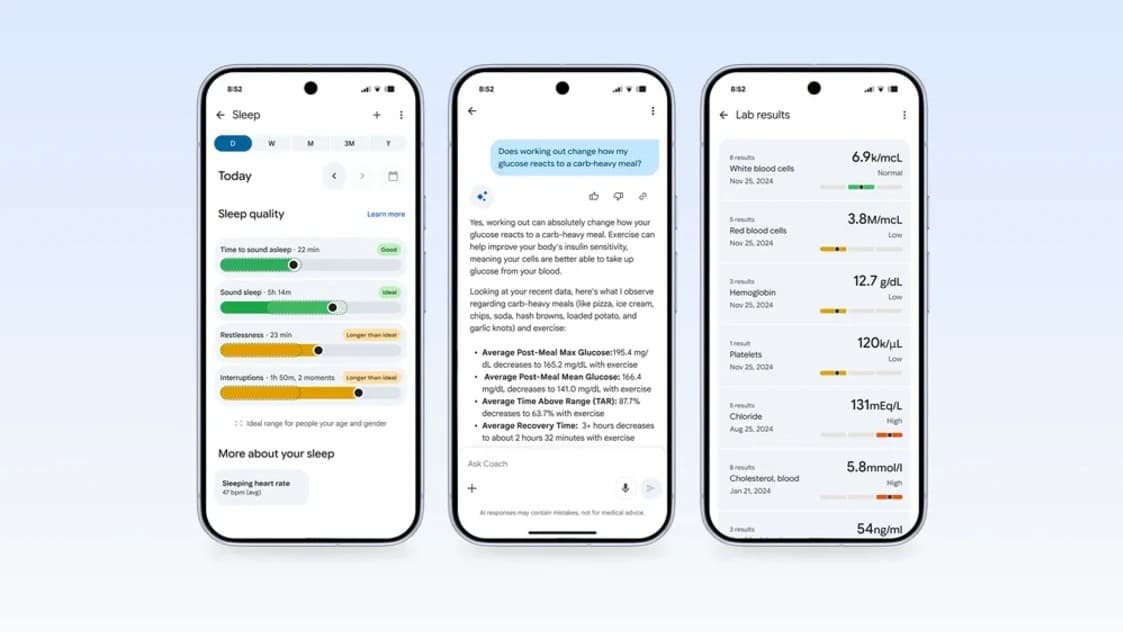 Google ลุย AI การแพทย์ อัปเกรด Fitbit เชื่อมประวัติรักษาได้แล้ว