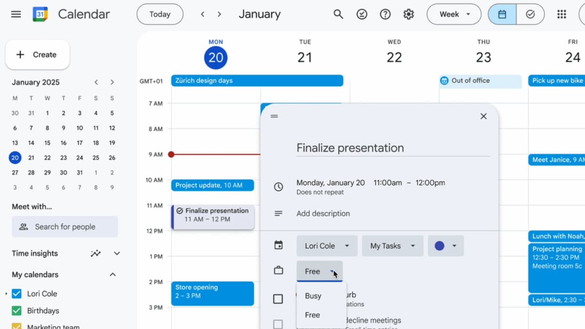 ไม่ต้องสร้างนัดปลอม! Google Calendar ให้คุณบล็อกเวลาทำงานส่วนตัวได้แล้ว